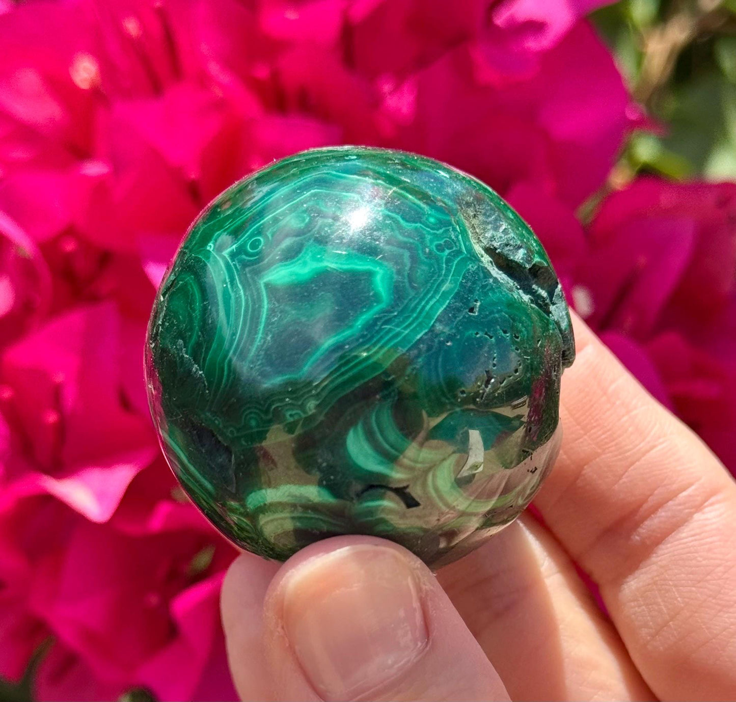 Beautiful Malachite Sphere
