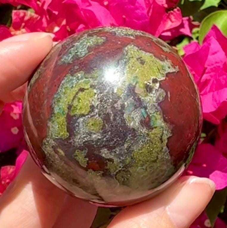 Beautiful Dragonsblood Sphere Crystal