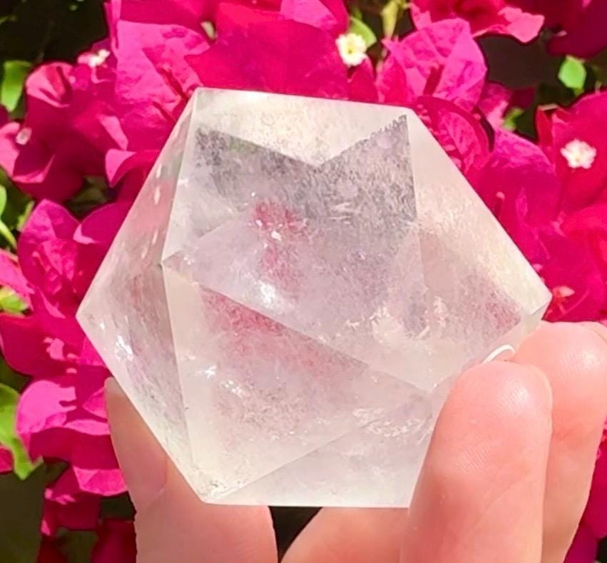 Quartz Crystal Icosahedron From Brazil
