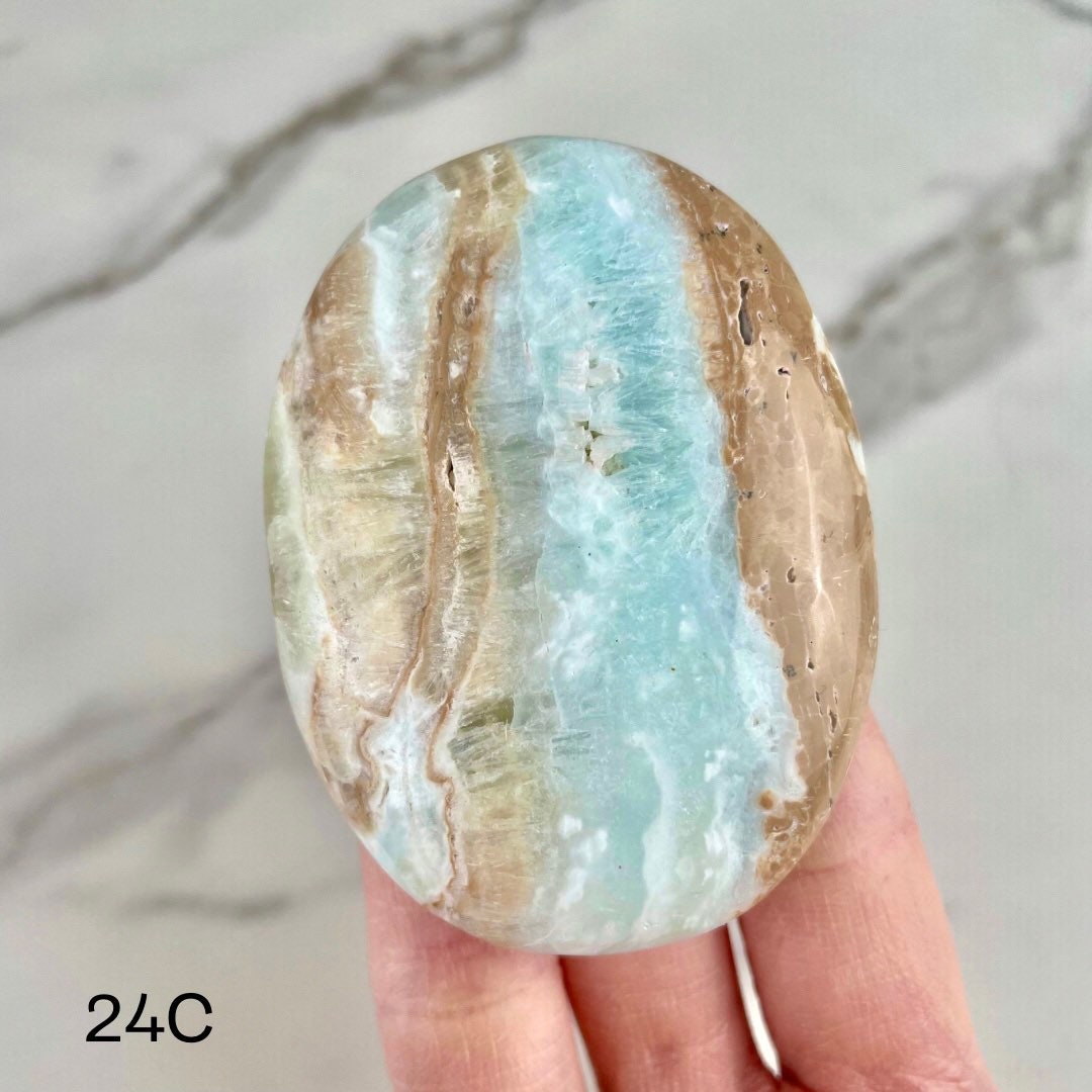 Caribbean Calcite Palm Stone