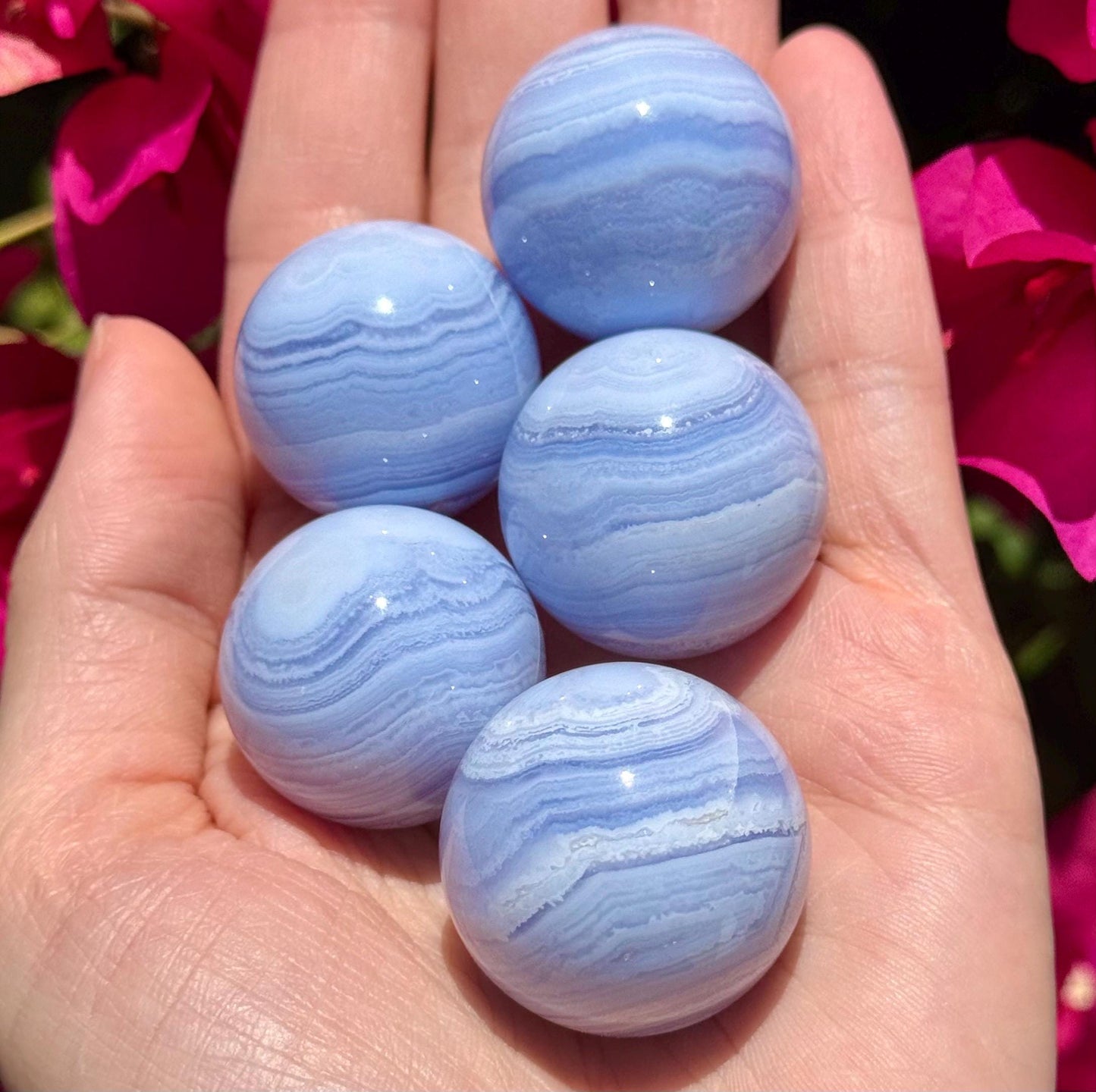 Gorgeous Blue Lace Agate Sphere