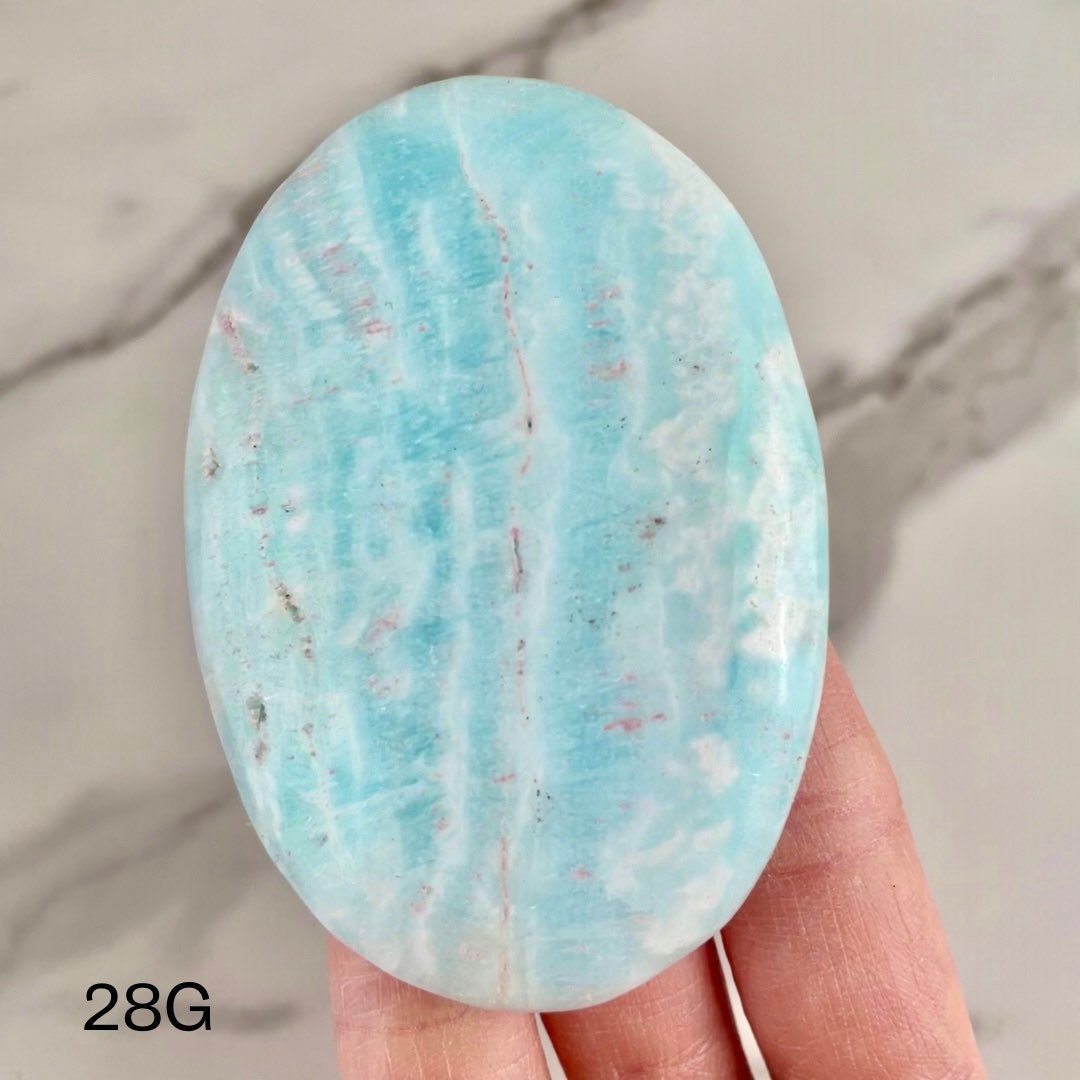 Caribbean Calcite Palm Stone