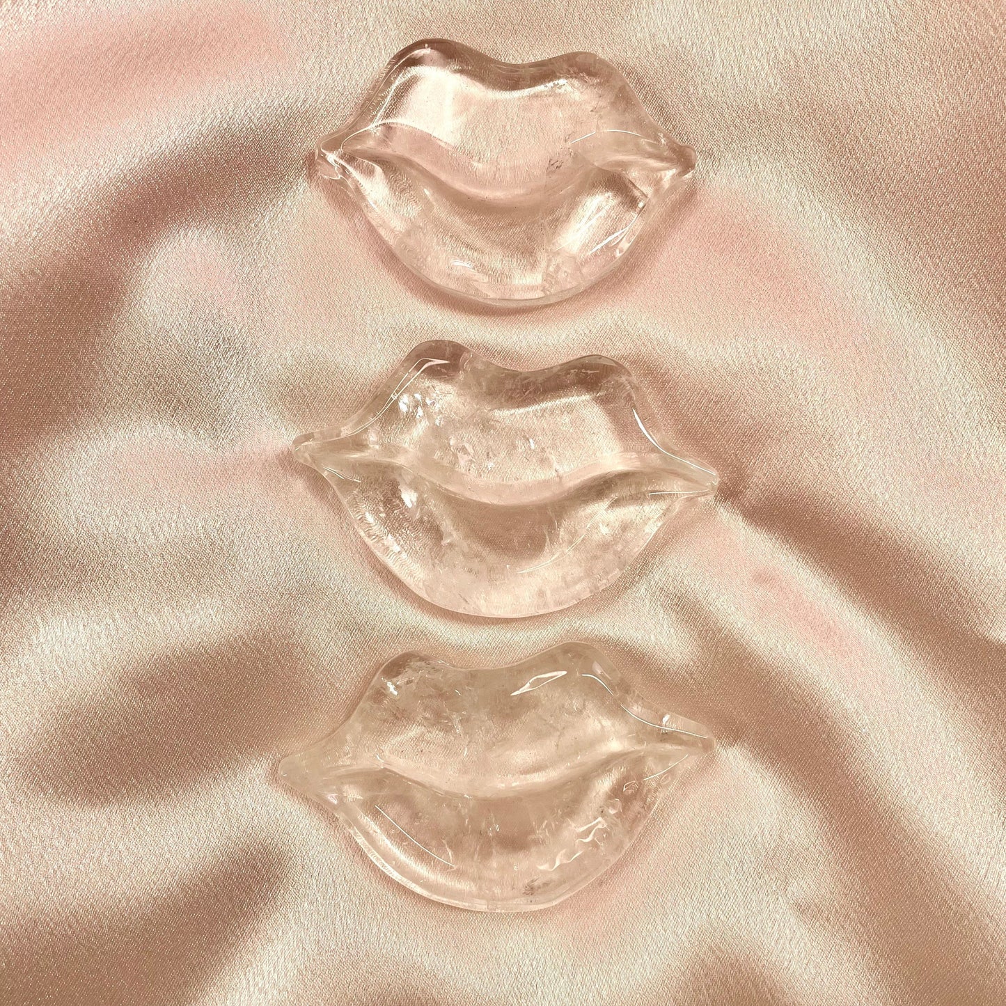 Clear Quartz Crystal Lips