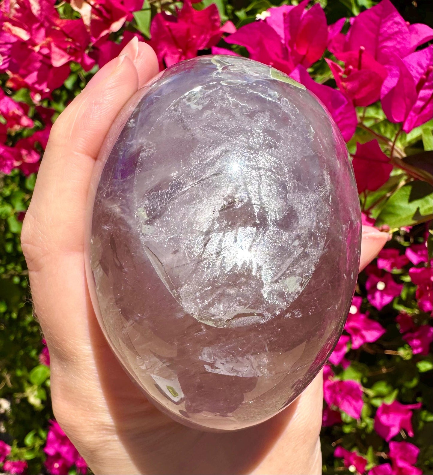 Gemmy Amethyst Crystal Skull *read description