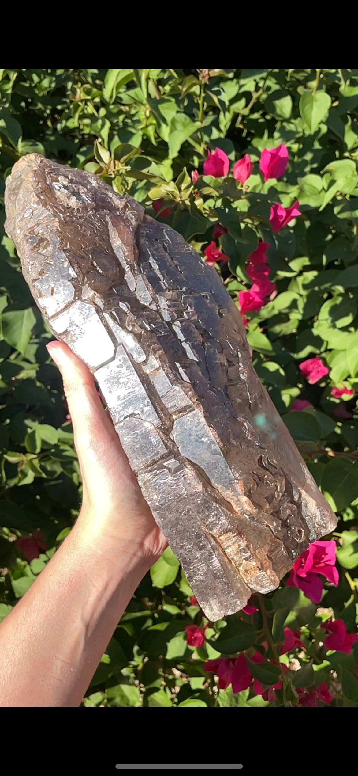 Elestial Smokey Quartz Crystal With Super Seven