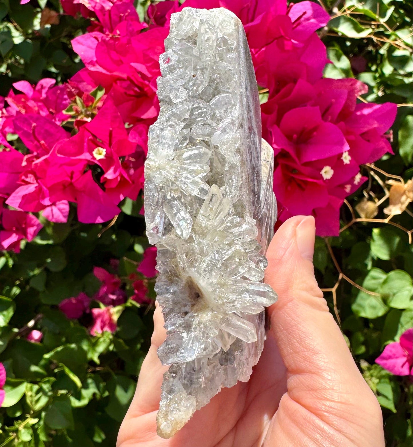 Druzy Quartz Fairy Mermaid Carving