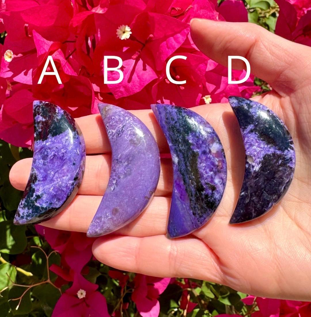 Rare Charoite Moon