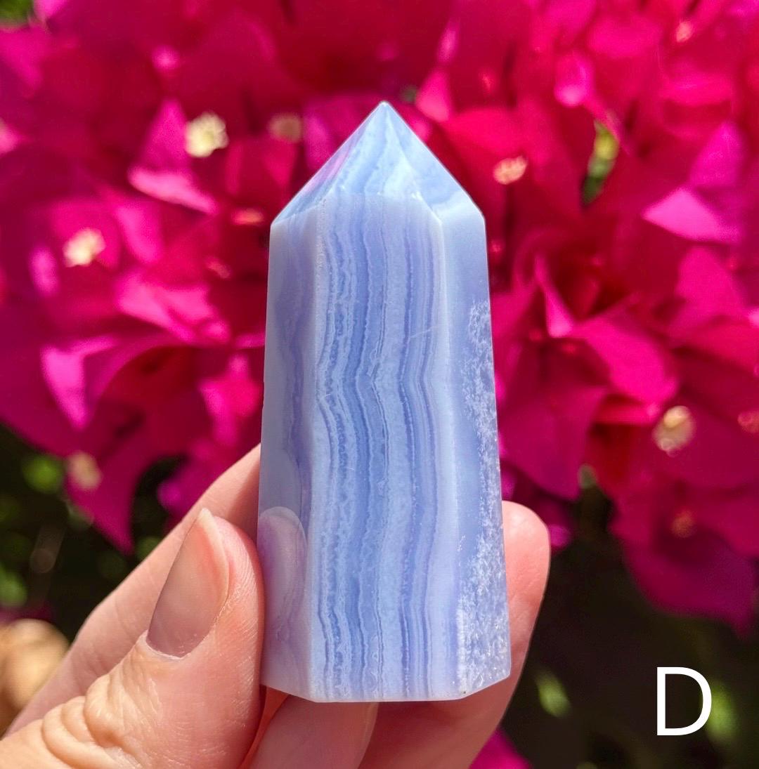 Gorgeous Blue Lace Agate Tower