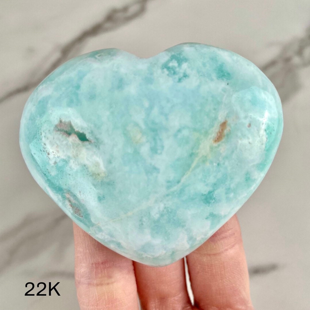 Caribbean Calcite Heart