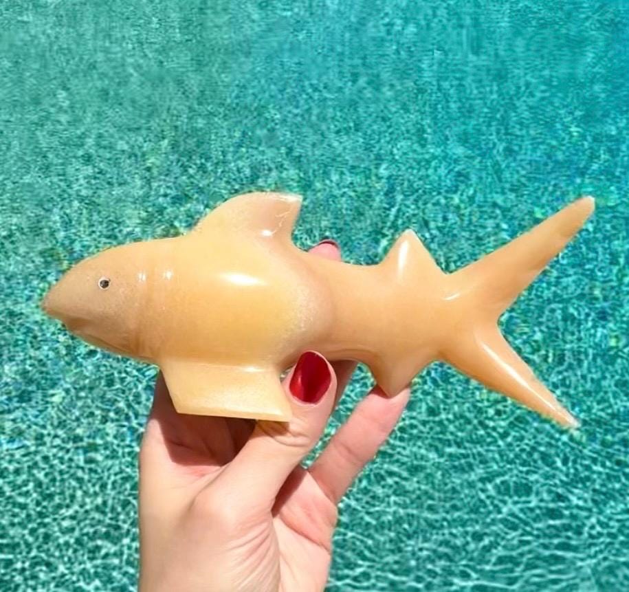 Onyx Shark Carving From Mexico
