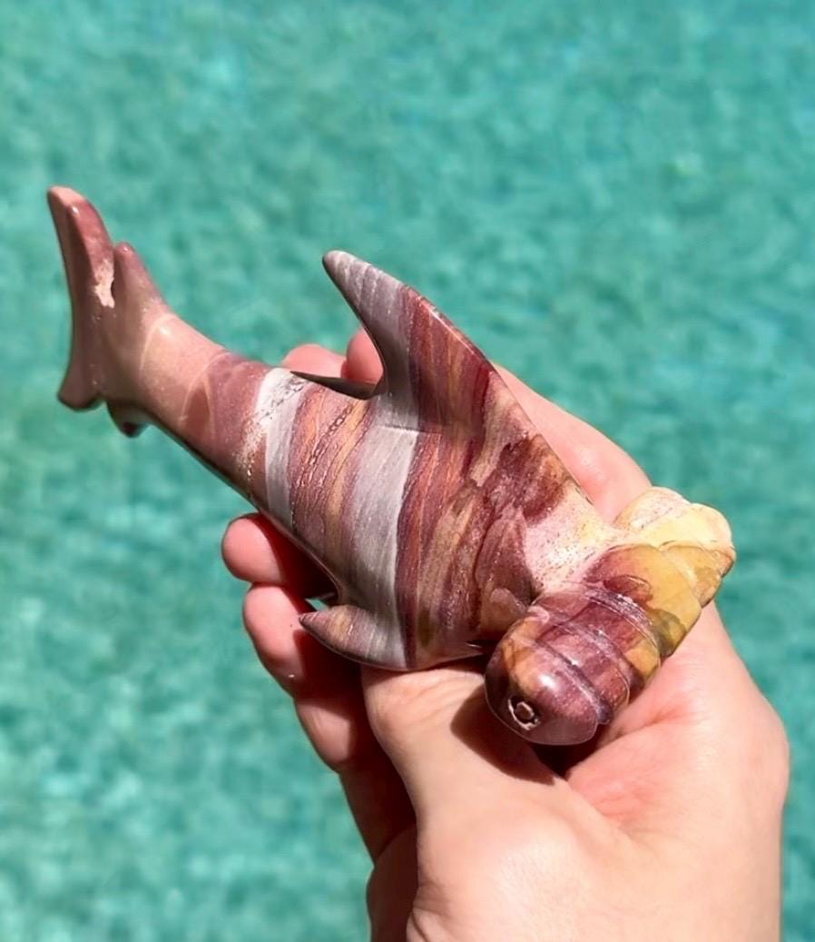Colorful Mookaite Hammerhead Shark