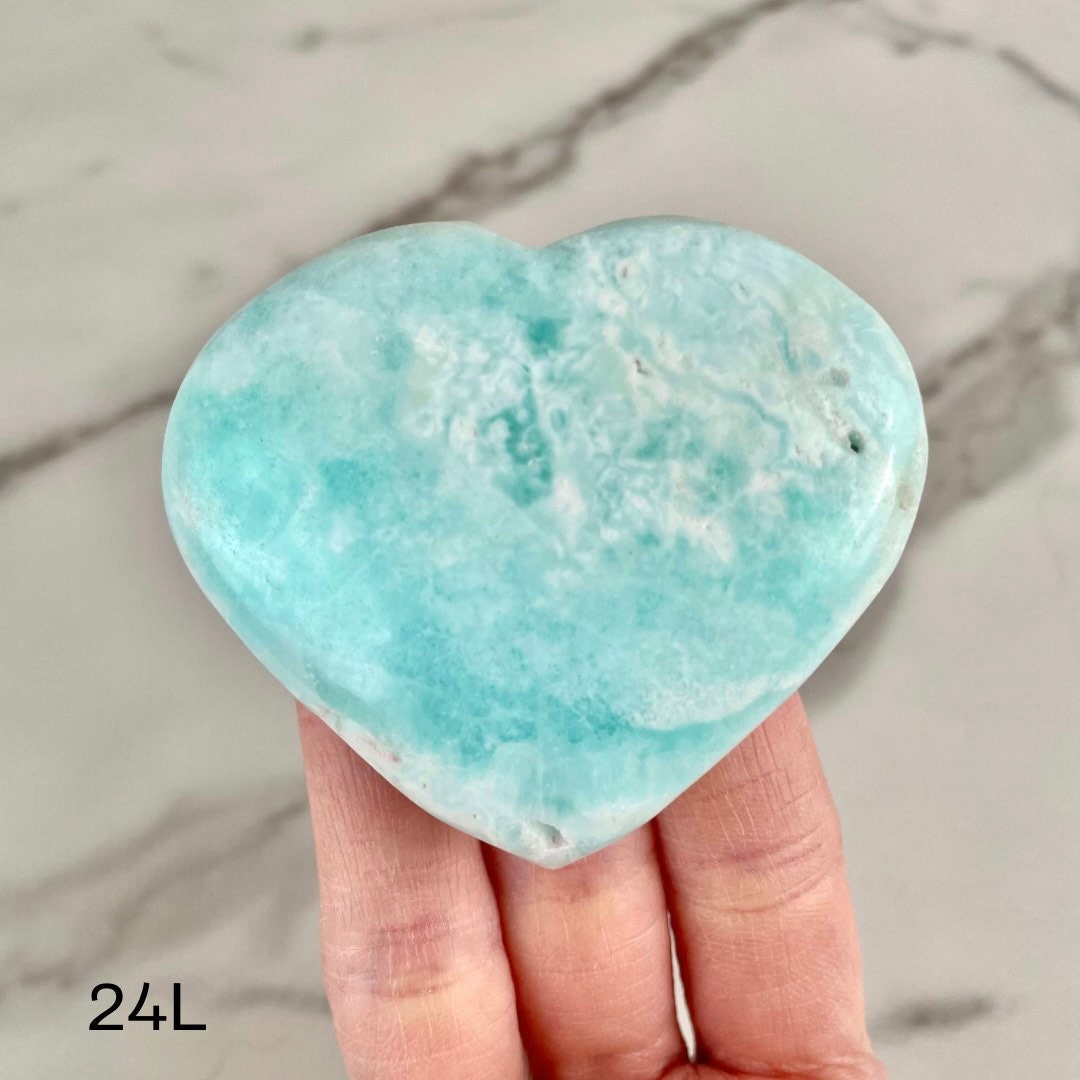 Caribbean Calcite Heart
