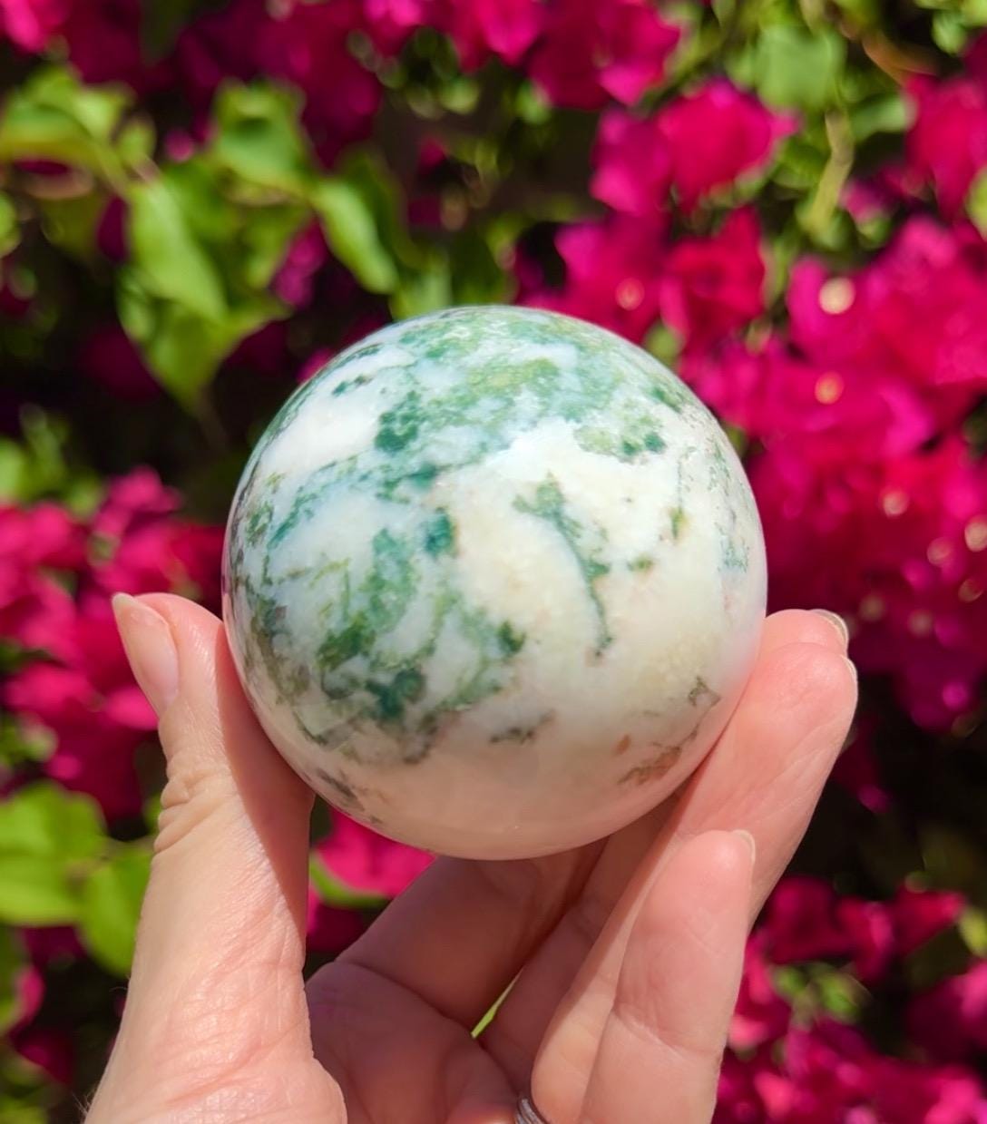Tree Agate Sphere Crystal Ball