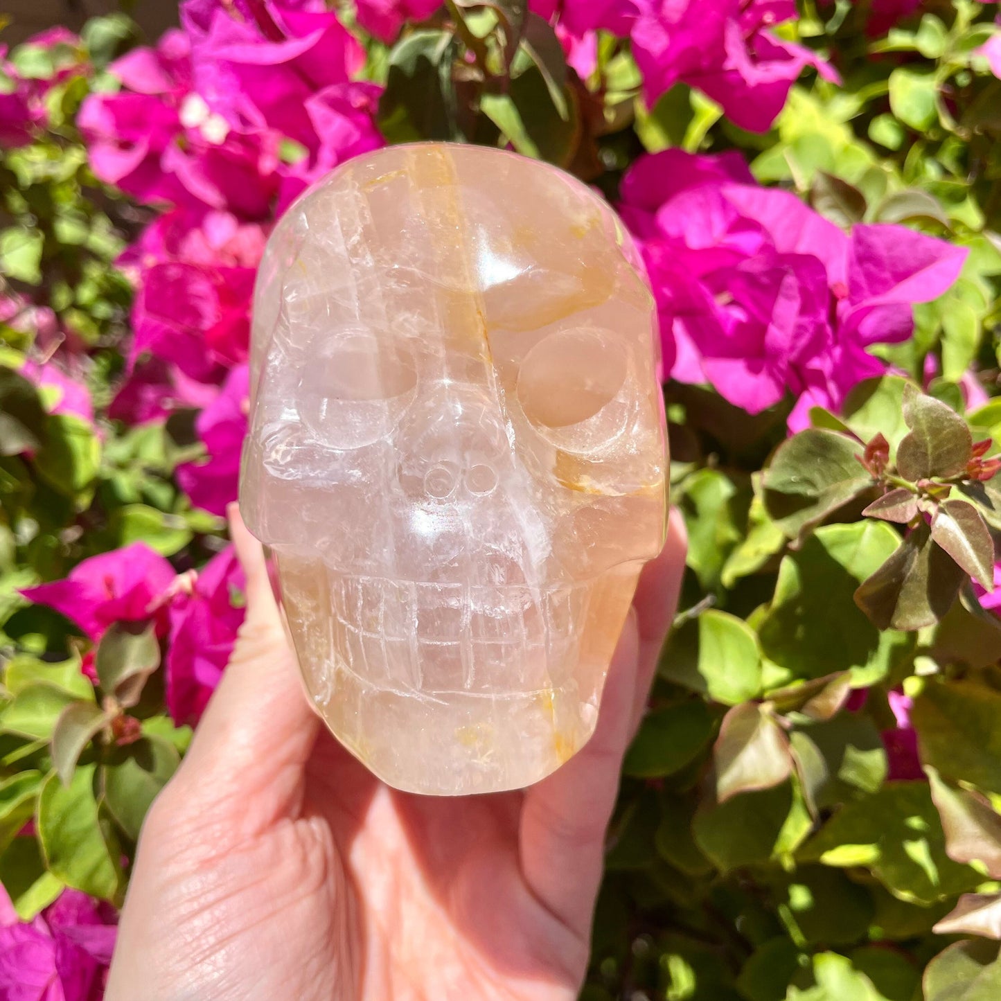 Golden Healer Crystal Skull