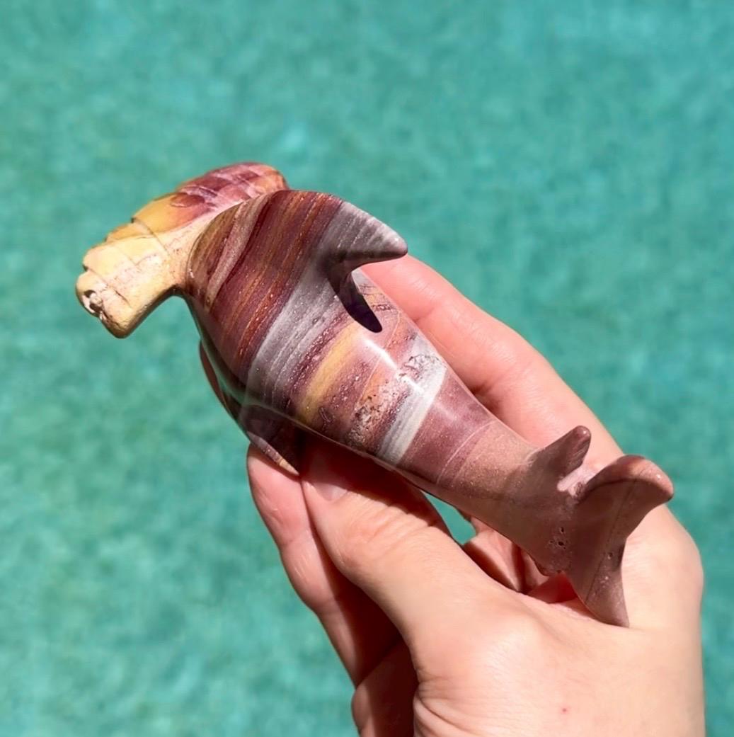 Colorful Mookaite Hammerhead Shark