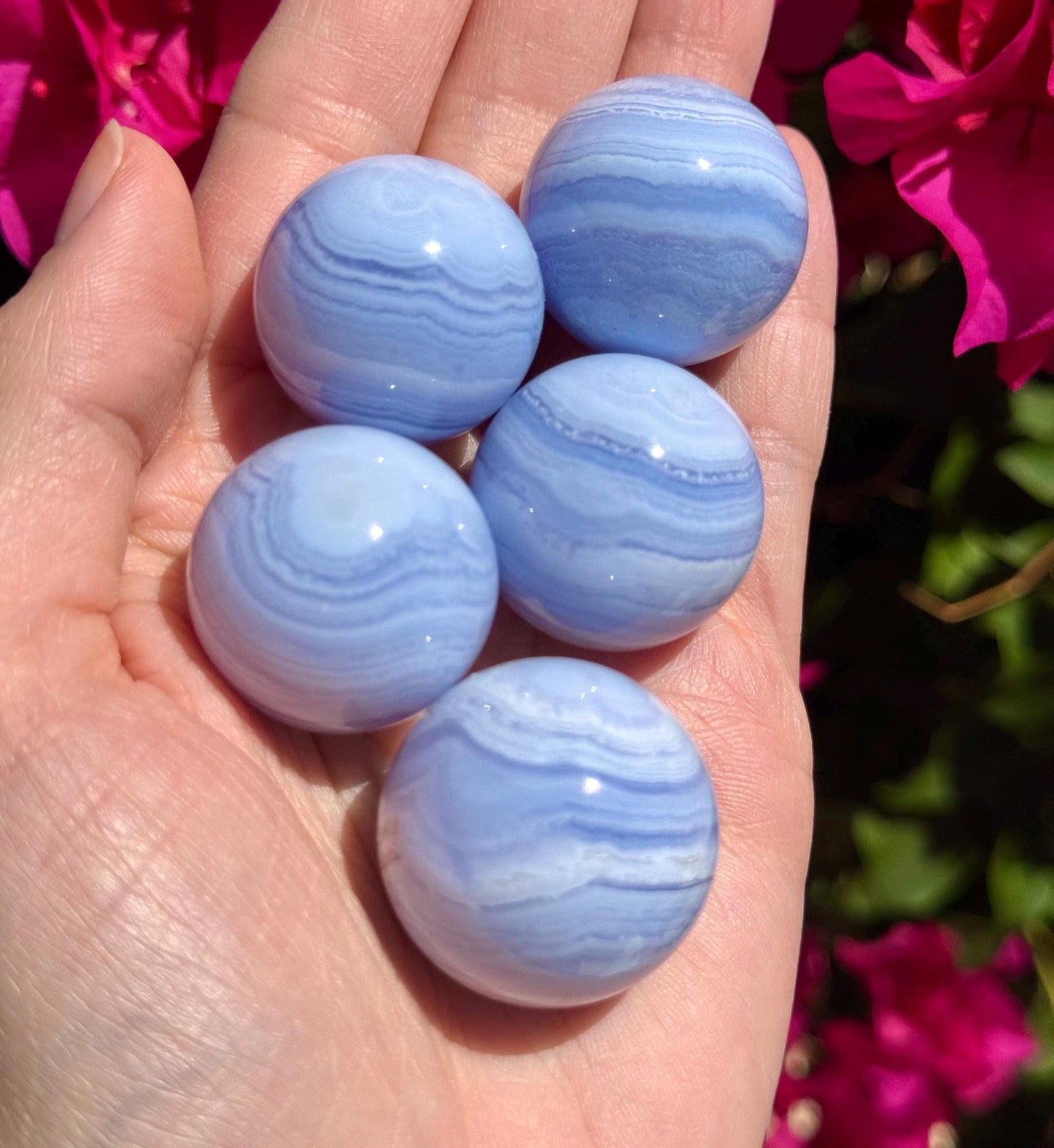 Gorgeous Blue Lace Agate Sphere