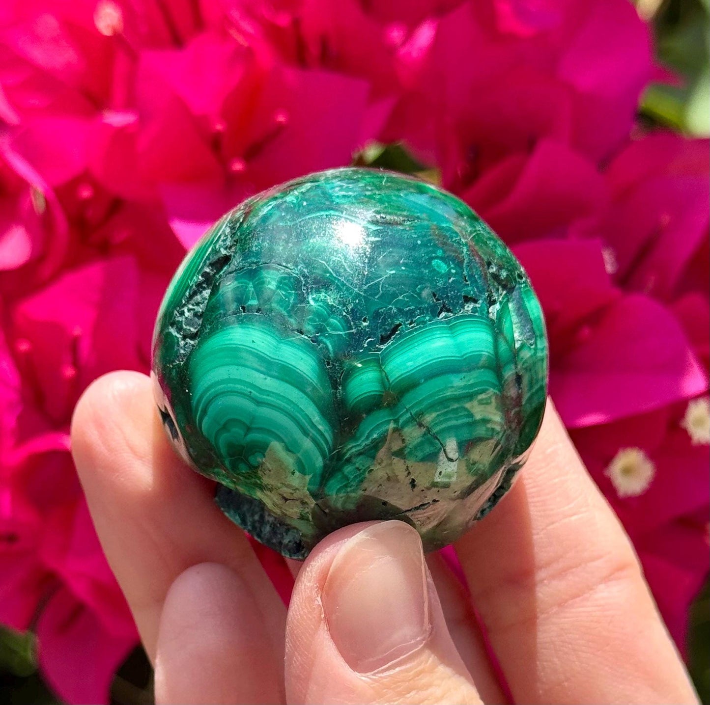 Beautiful Malachite Sphere