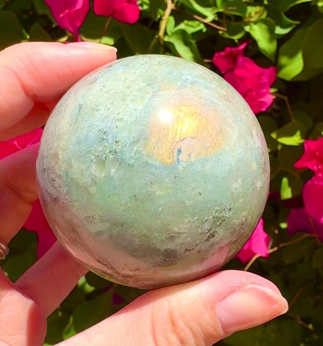 Sunset Labradorite Sphere Flashy Labradorite