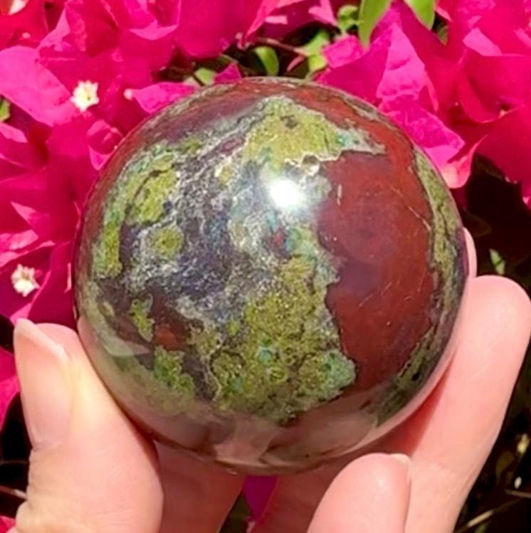 Beautiful Dragonsblood Sphere Crystal