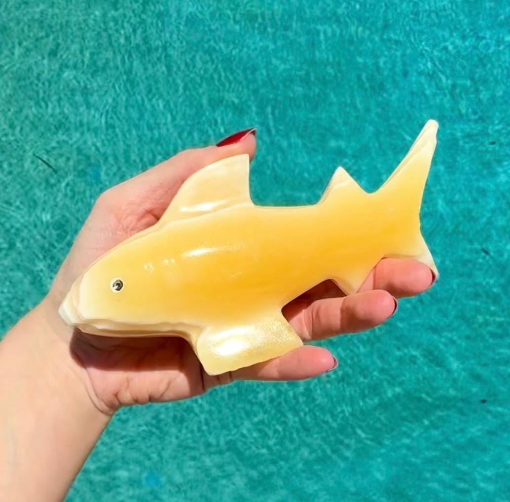 Onyx Shark Carving From Mexico