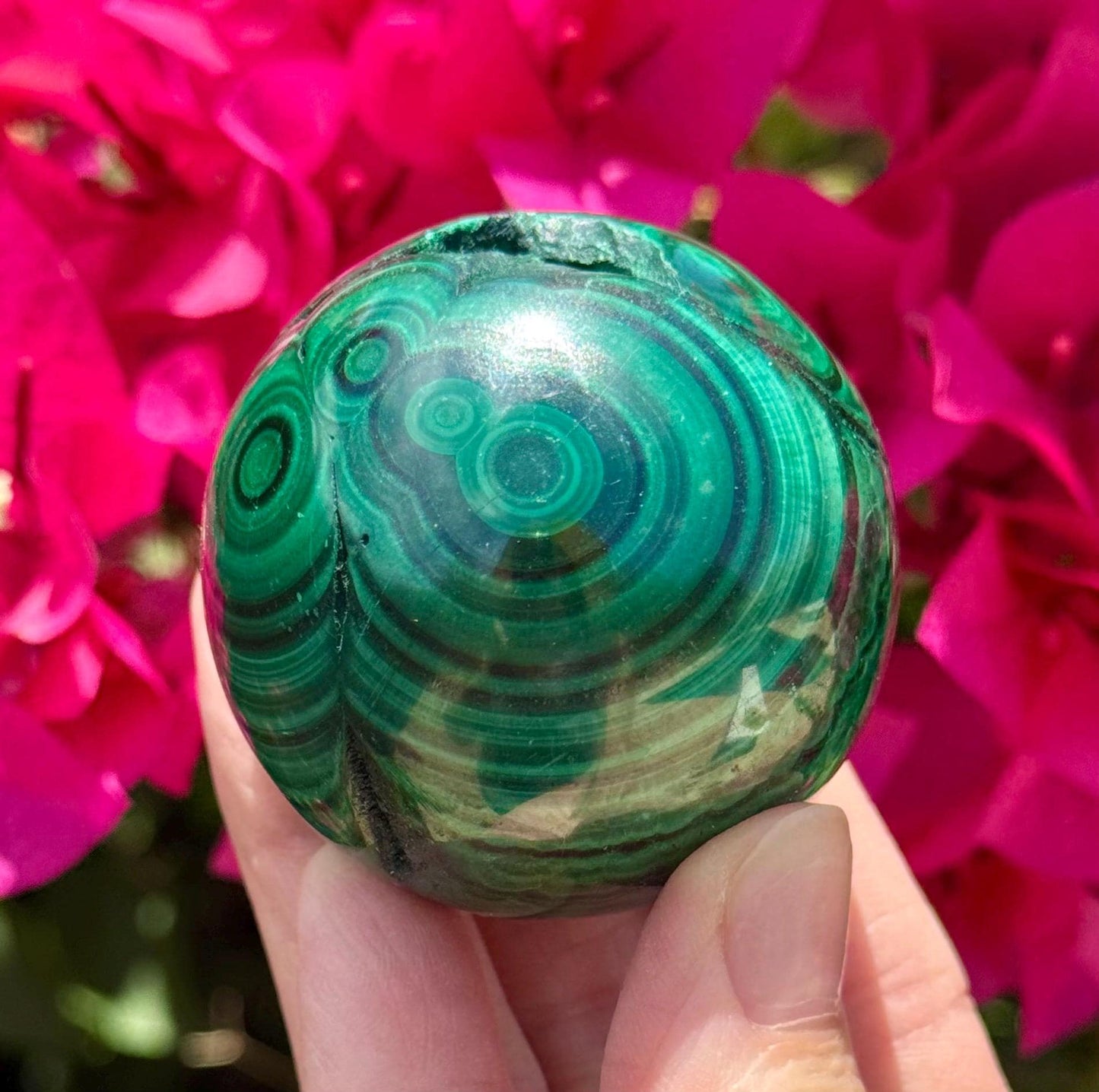 Gorgeous Malachite Sphere