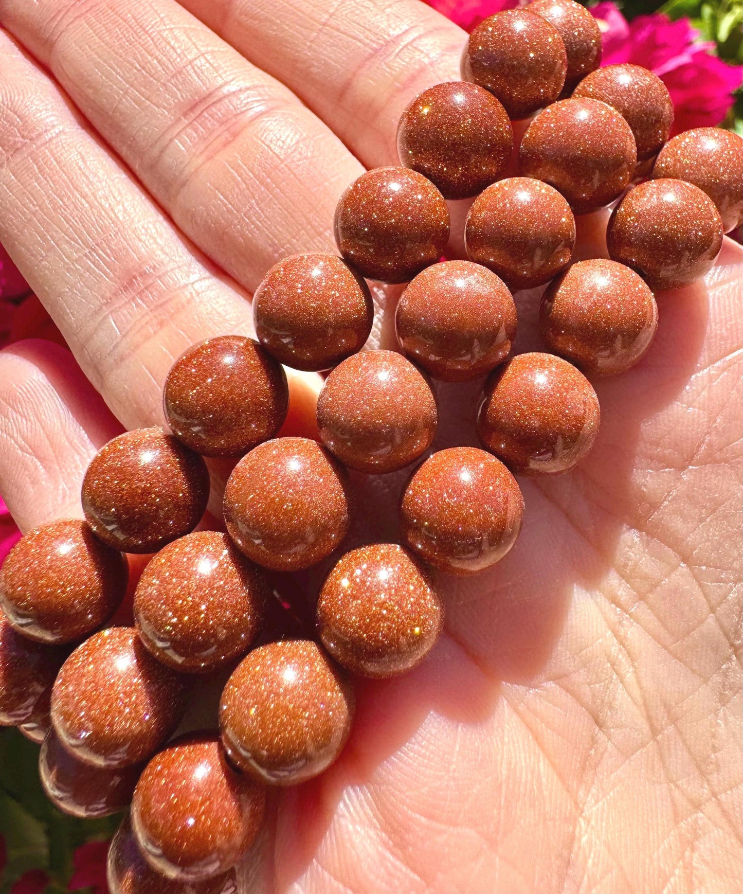 Sparkly Goldstone Bracelet