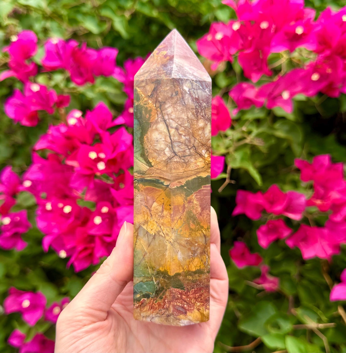 Beautiful Cherry Creek Jasper Tower 6”