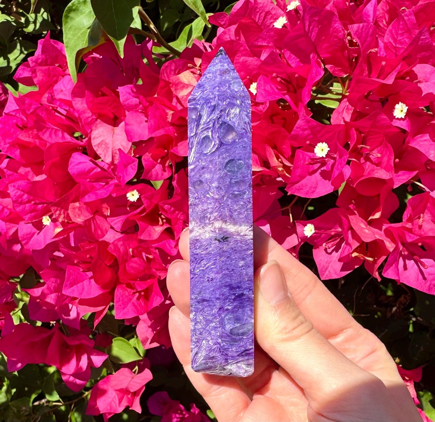 Rare Tall Charoite Point