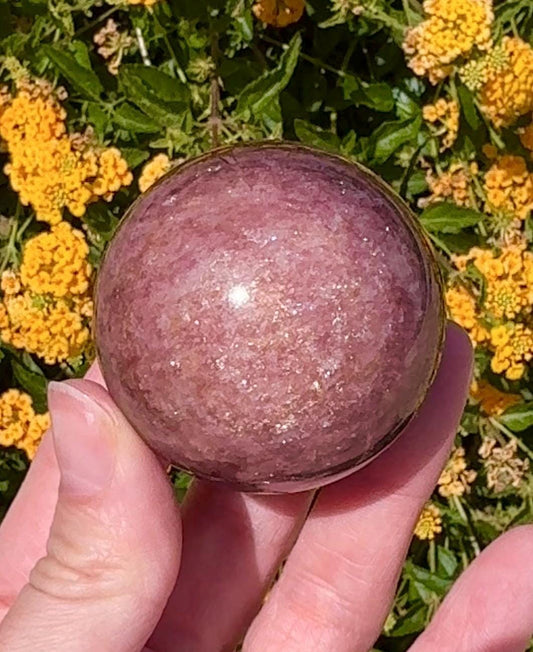 Strawberry Quartz Sphere Crystal Ball