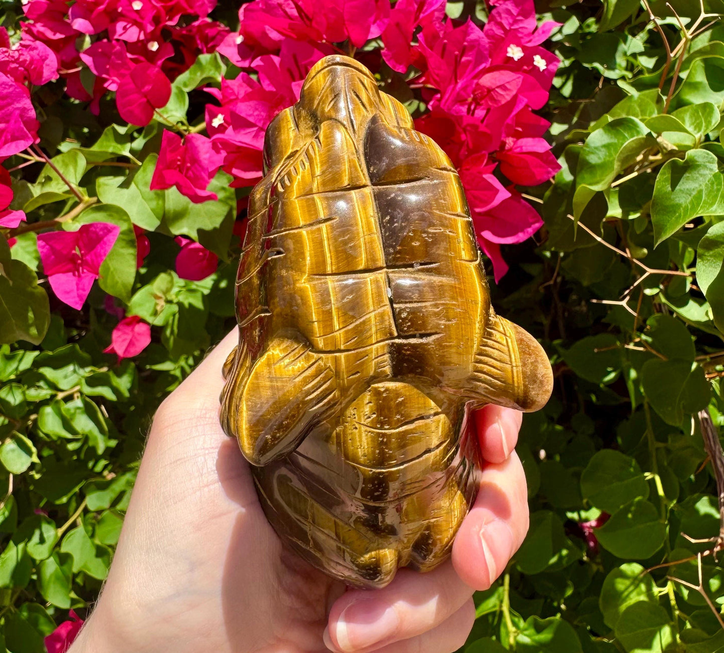 Tiger Eye Crystal Tiger Head Tigers Eye Stone Tiger Head Carving Tiger Spirit Animal