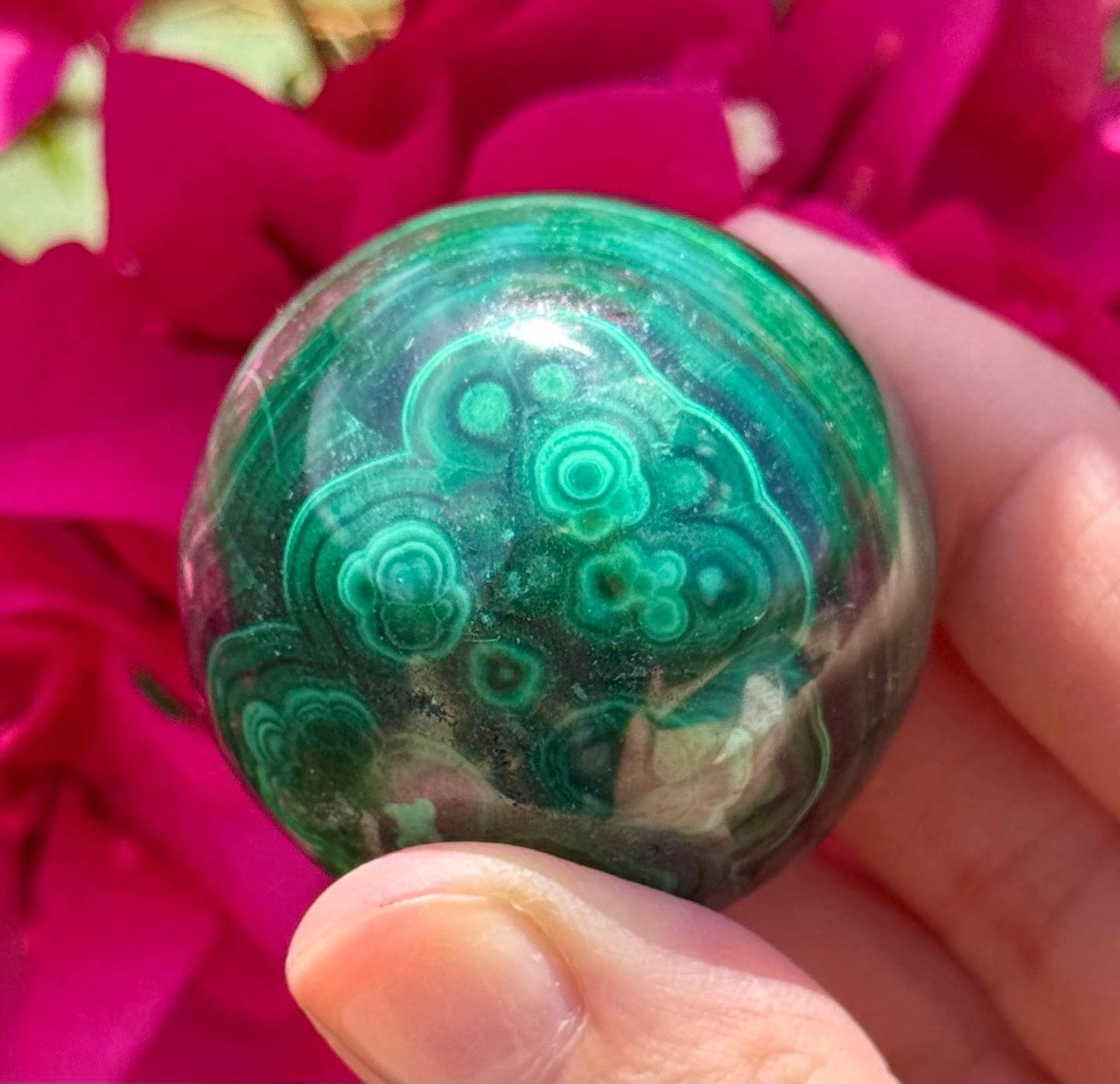 Stunning Malachite Sphere