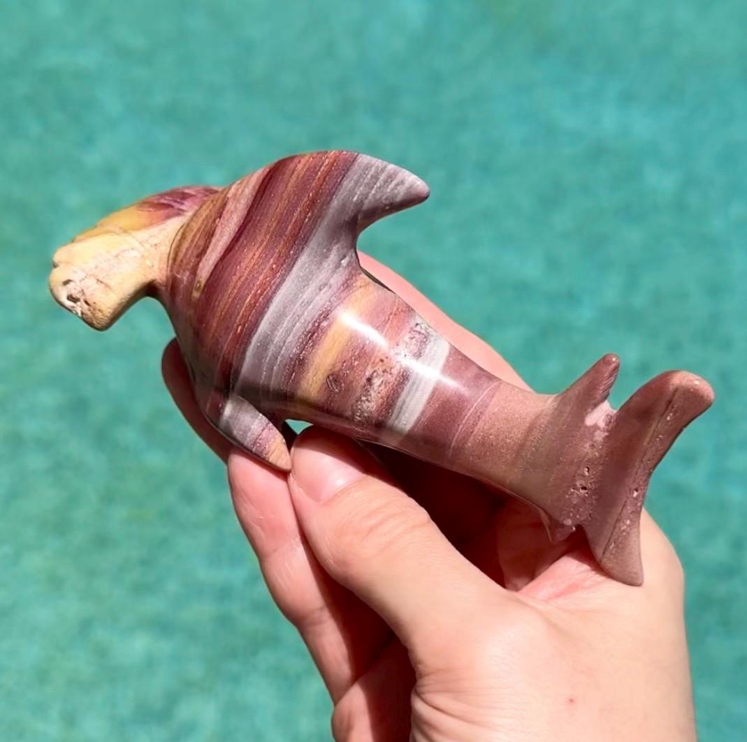 Colorful Mookaite Hammerhead Shark