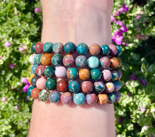 Colorful Ocean Jasper Bracelet