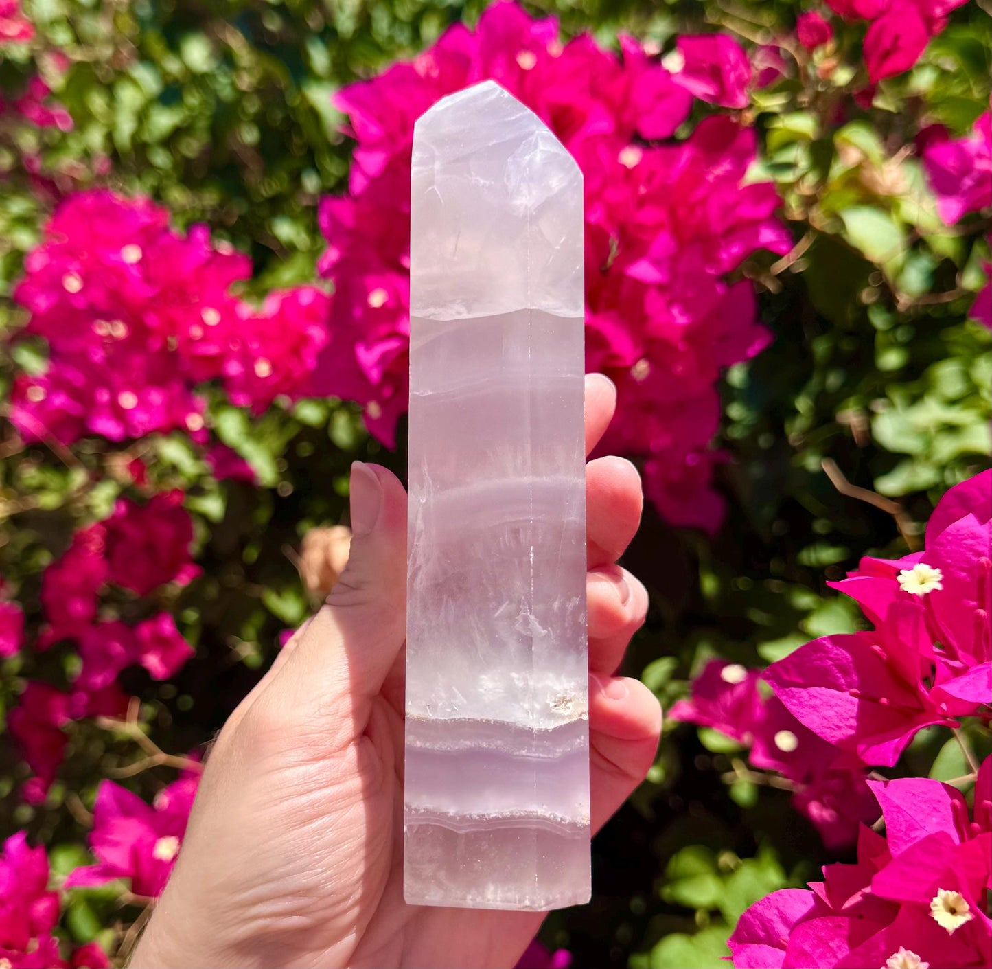 Big Lavender Fluorite Tower 6.25”