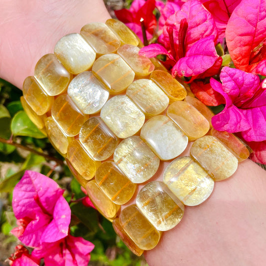 Flashy Golden Mica Bracelet