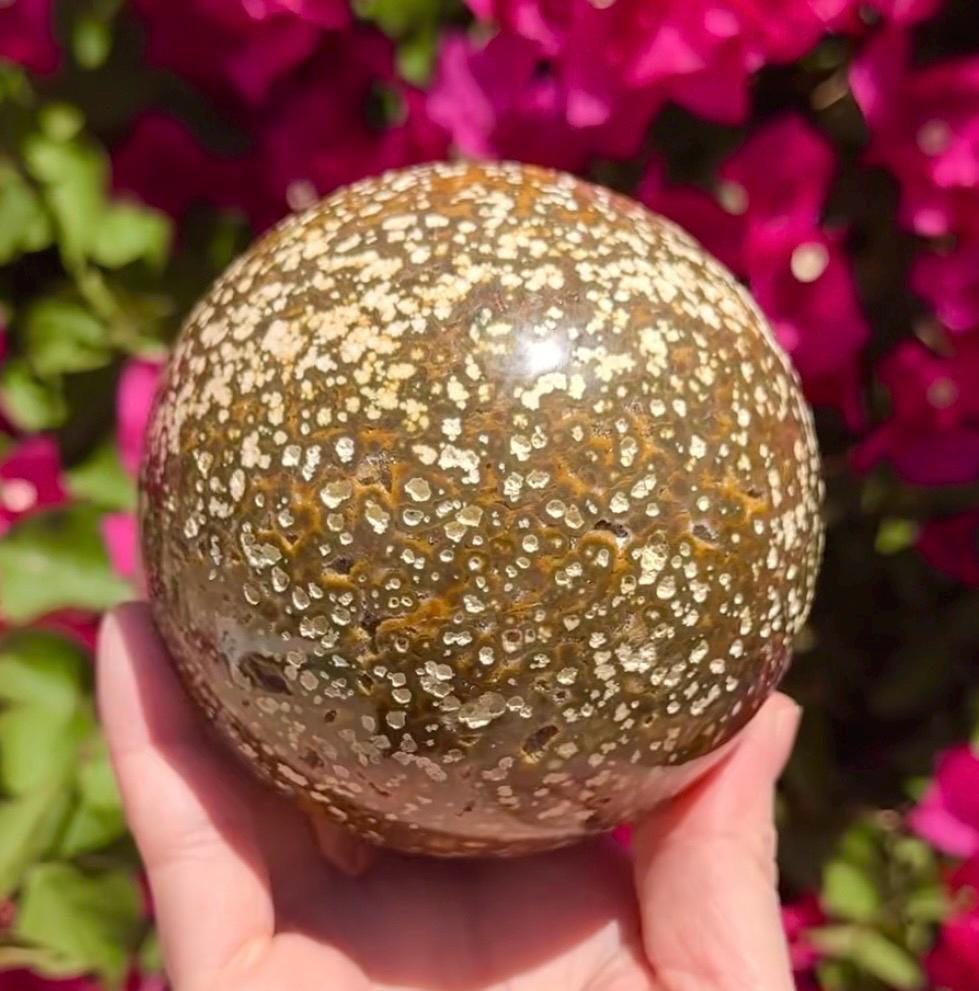 Big Sea Jasper Sphere 91mm Crystal Ball