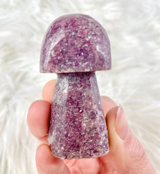 Lepidolite Mushroom