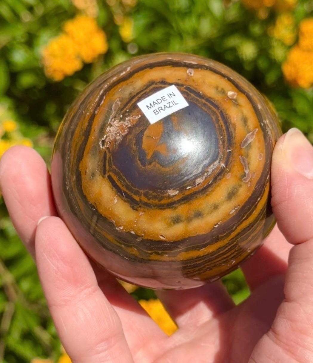 Tiger Iron Sphere Crystal Ball