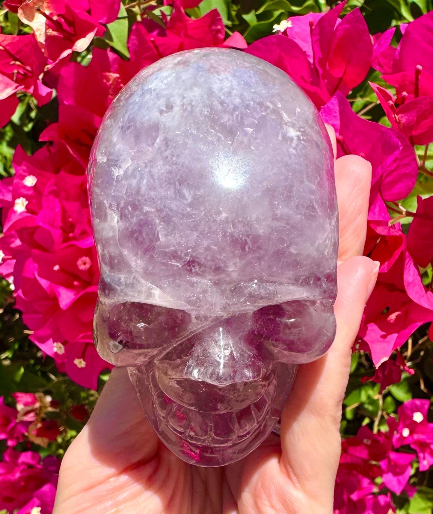 Beautiful Amethyst Crystal Skull