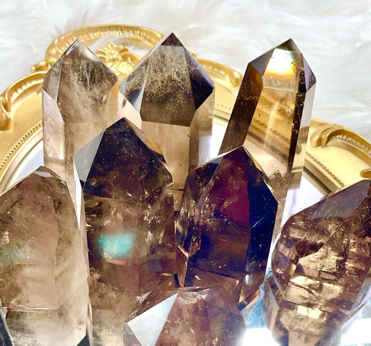 Smokey Quartz Tower