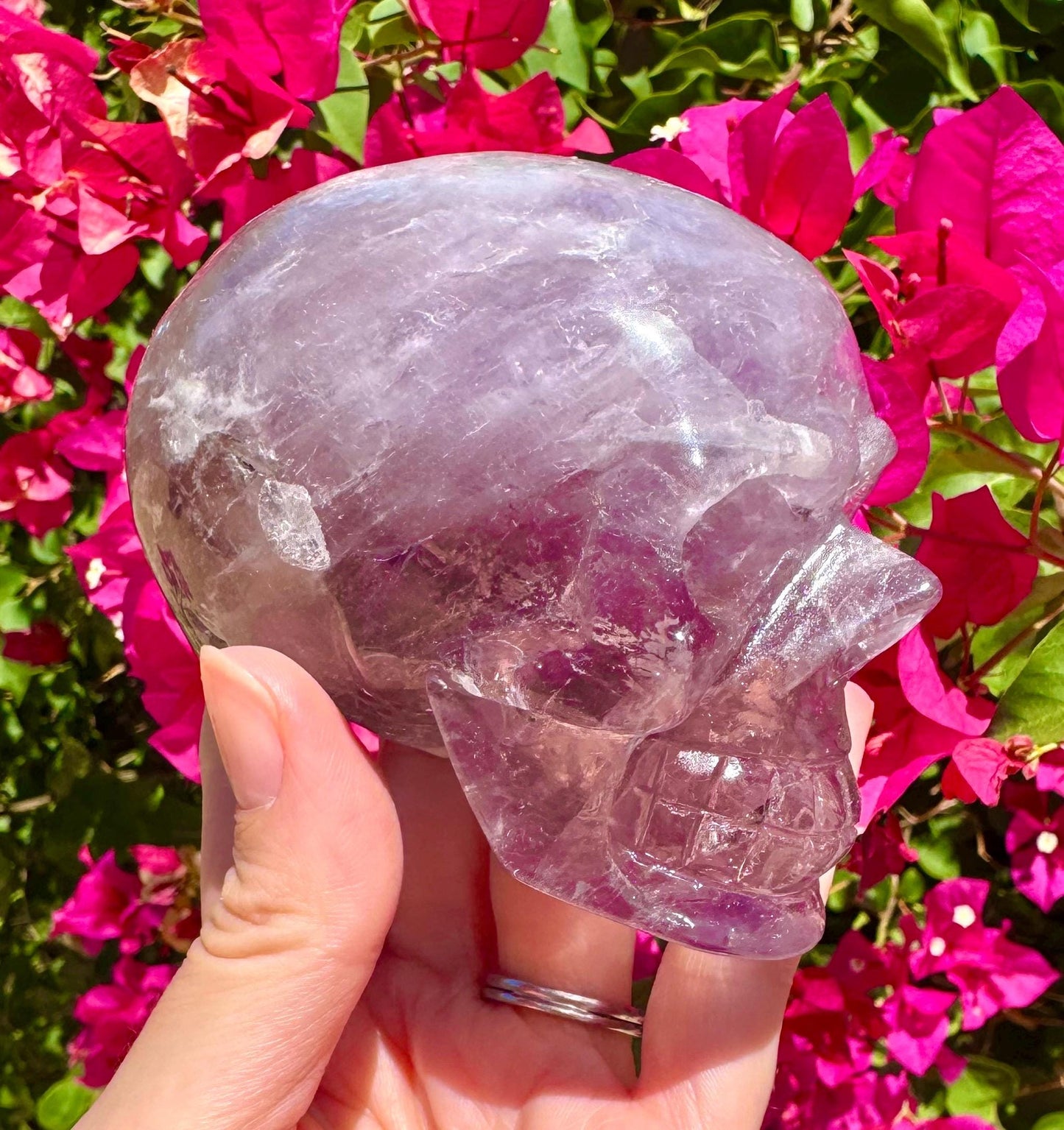 Beautiful Amethyst Crystal Skull