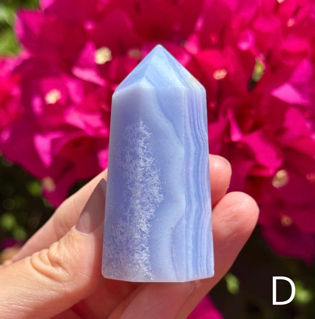 Gorgeous Blue Lace Agate Tower