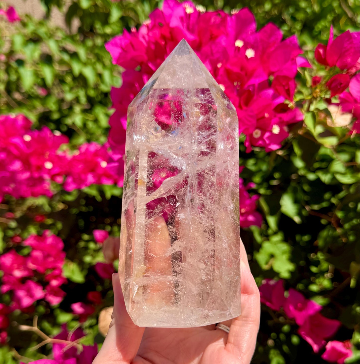 Gorgeous Smokey Quartz Tower 5.5”