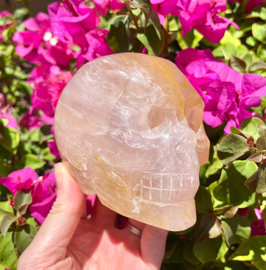 Golden Healer Crystal Skull