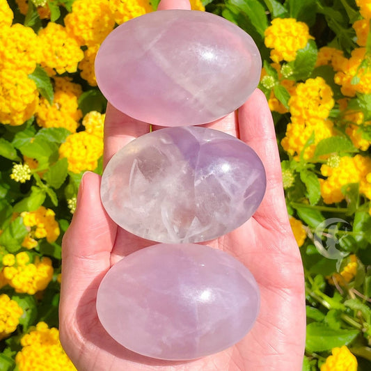 Lavender Fluorite Palmstone