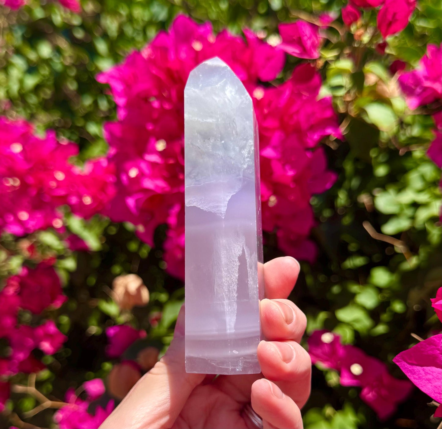 Stunning Lavender Fluorite Tower 5”