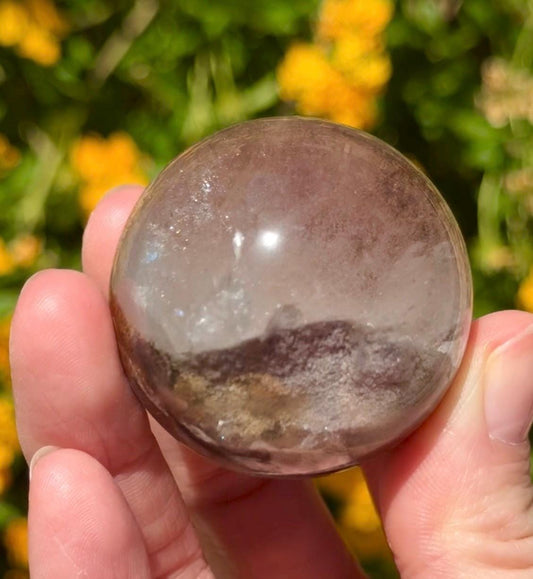 Garden Quartz Crystal Sphere