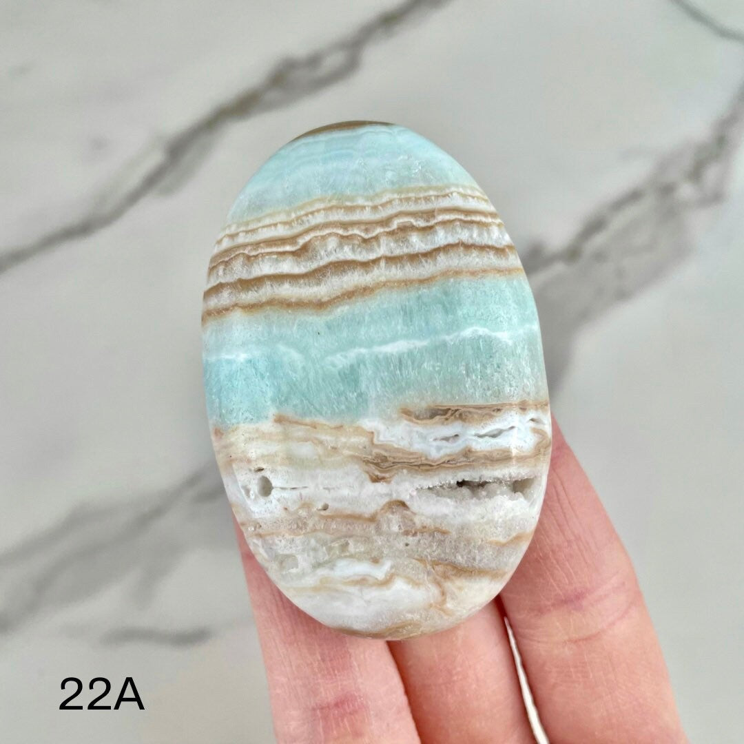 Caribbean Calcite Palm Stone