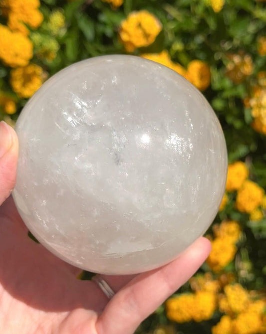 Clear Quartz Sphere Crystal Ball