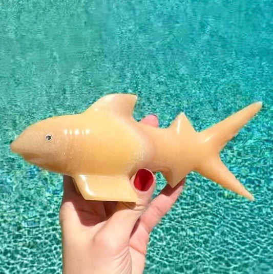 Onyx Shark Carving From Mexico